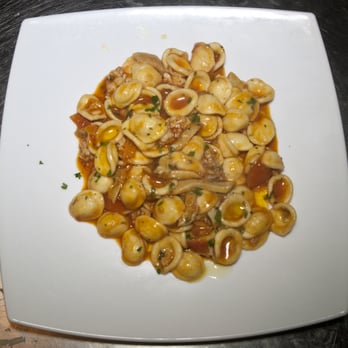 Trianon - Orecchiette with porcini mushrooms and monkfish - Pizza Near Me - Genova, GE