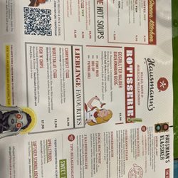 Hausmann's - Menu