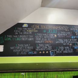 Joju 10 commandments (decor)
