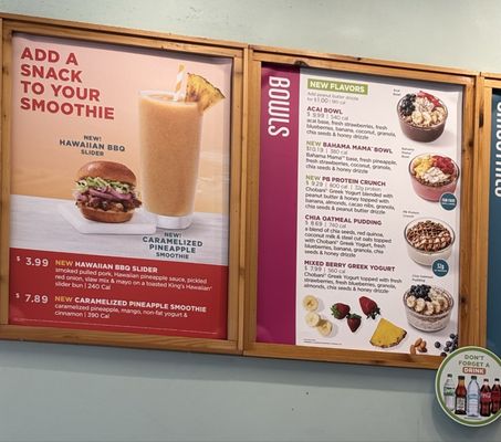 Menu photo 1 Tropical Smoothie Cafe Saint John's, FL