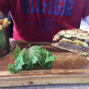 Porter's Grill & Pub - Burger with cheddar and a Friday egg. - American Near Me - Pebble Beach, California Porter's Grill & Pub - Burger with cheddar and a Friday egg. - American Near Me - Pebble Beach, California