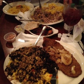 La Septima Cafe - Flank steak, black beans, yellow rice, plantains, and sangria! Delicious! - Cuban Near Me - Brandon, Florida