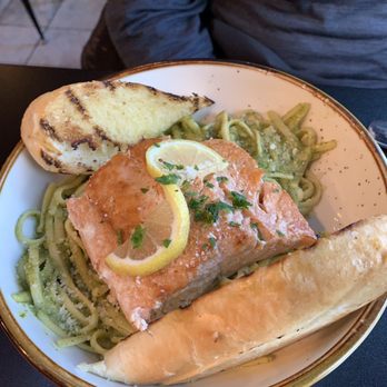 Elevations Eatery And Bar - Pest linguine with salmon - Salad Near Me - Estes Park, Colorado Elevations Eatery And Bar - Pest linguine with salmon - Salad Near Me - Estes Park, Colorado