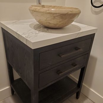 Sawaed - Powder room counter - Countertop Installation Near Me - San Fernando, California Sawaed - Powder room counter - Countertop Installation Near Me - San Fernando, California