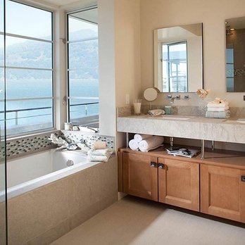 Midwest Stone Source + Design Studio - a bathroom with a view - Countertop Installation Near Me - Rockford, Illinois
