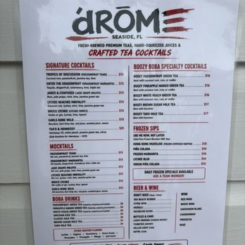 Drome - Bubble Tea Near Me - Santa Rosa Beach, Florida Drome - Bubble Tea Near Me - Santa Rosa Beach, Florida