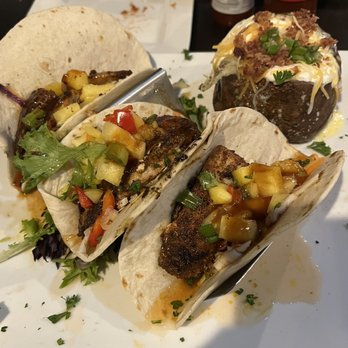 Riptides Raw Bar & Grill - Mahi Riptides Fish or Shrimp Tacos - Seafood Near Me - Ormond Beach, Florida