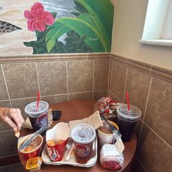 Med Diet & cold brew, sm ice tea , Crispy Chicken BLT, sm & lrg Chili, 10 PC. Crispy Chicken Nuggets. Hospital meal