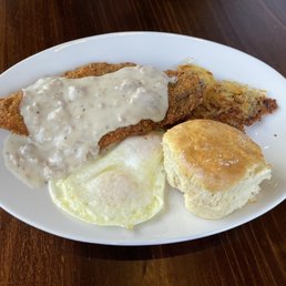 Homemade Chicken Fried Steak and Eggs Homemade Chicken Fried Steak and Eggs