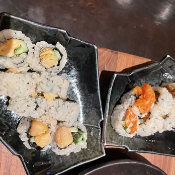 Irori Sushi - Spicy salmon roll and spicy scallop roll - Japanese Near Me - Marina Del Rey, California Irori Sushi - Spicy salmon roll and spicy scallop roll - Japanese Near Me - Marina Del Rey, California