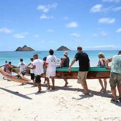 Lanikai Canoe Club - Lanikai Beach and the Moks