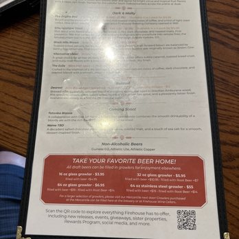 Firehouse Brewing Company - Beer menu - American Near Me - Rapid City, South Dakota Firehouse Brewing Company - Beer menu - American Near Me - Rapid City, South Dakota
