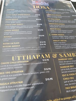 Menu photo 3 Kwality Sweets & Restaurant Brampton, ON