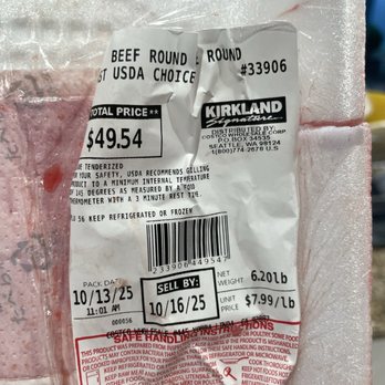 Costco Wholesale - I paid $7.99 for one pound of excess fat on this beef roast. The meat department is not properly trimming their cuts of beef! - Wholesale Stores Near Me - Fullerton, California Costco Wholesale - I paid $7.99 for one pound of excess fat on this beef roast. The meat department is not properly trimming their cuts of beef! - Wholesale Stores Near Me - Fullerton, California