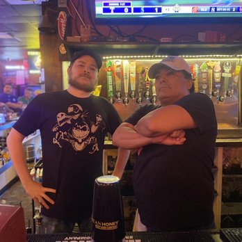 Jake's Sports Bar - Ryan on the left and Frank on the right - Sports Bars Near Me - Houston, Texas