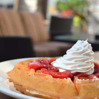 Smitty's - a waffle with whipped cream and strawberries - Lounges Near Me - Winnipeg, Manitoba Smitty's - a waffle with whipped cream and strawberries - Lounges Near Me - Winnipeg, Manitoba