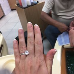 210 Nails - Great French manicure! Thanks Helen!