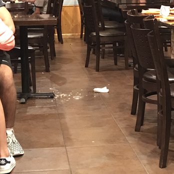 Umami Sushi - I asked for cleaning of this, but everyone did not care about my words, and I was sitting in this trash whole dinner!!!! - Sushi Bars Near Me - Chicago, Illinois