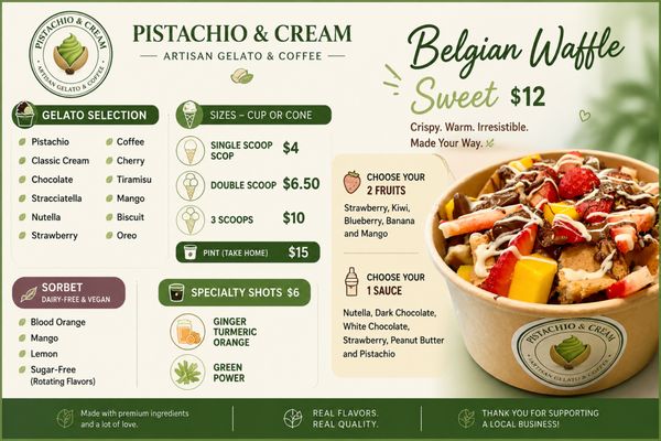 Menu photo 8 Pistachio and Cream Sacramento, CA Menu photo 8 Pistachio and Cream Sacramento, CA