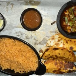Casa Nueva Mexican Restaurant Bar & Grill - Quesabirria Tacos with flour tortillas