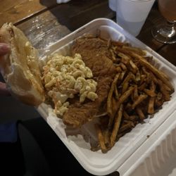 Pittsburgh Sandwich Society - Fish sandwich with french fries