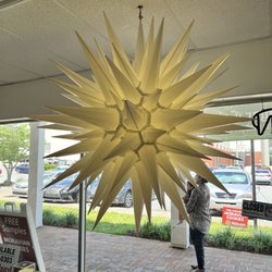 Old Salem Museums and Gardens - The largest Moravian Star I have ever seen