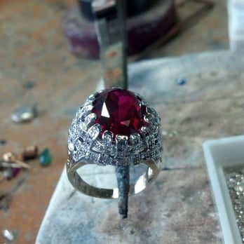 Middle East Jewelry - Custom Ruby Ring - Jewelry Near Me - Everett, Washington