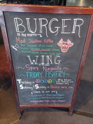 Menu photo 7 Mad Cow Eagan, MN