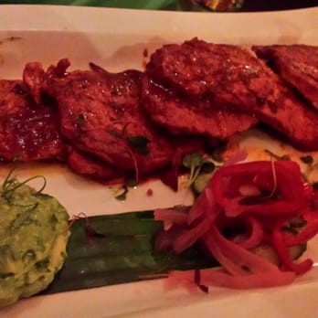Gabbi's Mexican Kitchen - 092615:  Puerco Poc-chuc:  kurobuta pork loin, adobo achiote marinade, grilled onions, habanero salsa... - Mexican Near Me - Orange, California