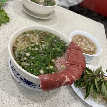 Pho Hung Cali 4 - Filet Mignon pho with a side of Tripe - Vietnamese Near Me - San Diego, California