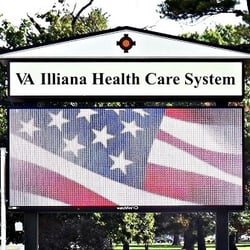 Clover Signs - Electronic Message Center install done for VA Illiana Health Care System.