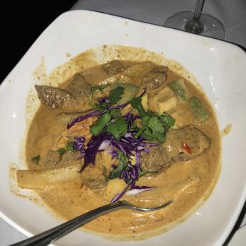 Merlion - Beef tenderloin with Panang curry - $16 - Thai Near Me - Seabrook, Texas Merlion - Beef tenderloin with Panang curry - $16 - Thai Near Me - Seabrook, Texas