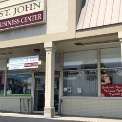 Thread n Brow - We are located in the St. John Mall- entrance is under the St. John Business Center sign