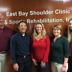 East Bay Shoulder Clinic & Sports Rehabilitation - Craig Klass, PT, David Hatae, PT, Carrie Haraburda, PT, Cassie Kays, Marina Petersen (Ted Glattke, PT not pictured)