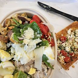 Salad and pastry Salad and pastry
