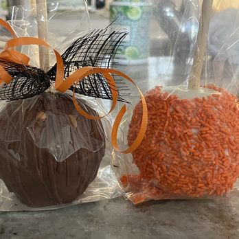 Andre'z Dipped & Drizzled - two caramel apples - Chocolatiers & Shops Near Me - North Providence, Rhode Island Andre'z Dipped & Drizzled - two caramel apples - Chocolatiers & Shops Near Me - North Providence, Rhode Island