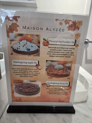 Menu photo 1 Maison Alyzée Burlingame, CA Menu photo 1 Maison Alyzée Burlingame, CA