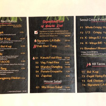 Kimchi Red - Menu - Korean Near Me - Alpharetta, Georgia Kimchi Red - Menu - Korean Near Me - Alpharetta, Georgia