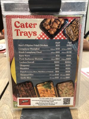 Menu photo 8 Max's Restaurant Virginia Beach, VA