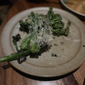 Nido - Broccolini, my favorite dish for the evening - New American Near Me - Austin, Texas