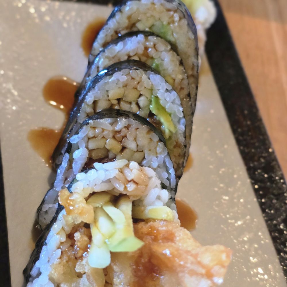 Namikaze - Ebi Tempura Roll. Happy Hour price $9 - Sushi Bars Near Me - Fresno, California Namikaze - Ebi Tempura Roll. Happy Hour price $9 - Sushi Bars Near Me - Fresno, California
