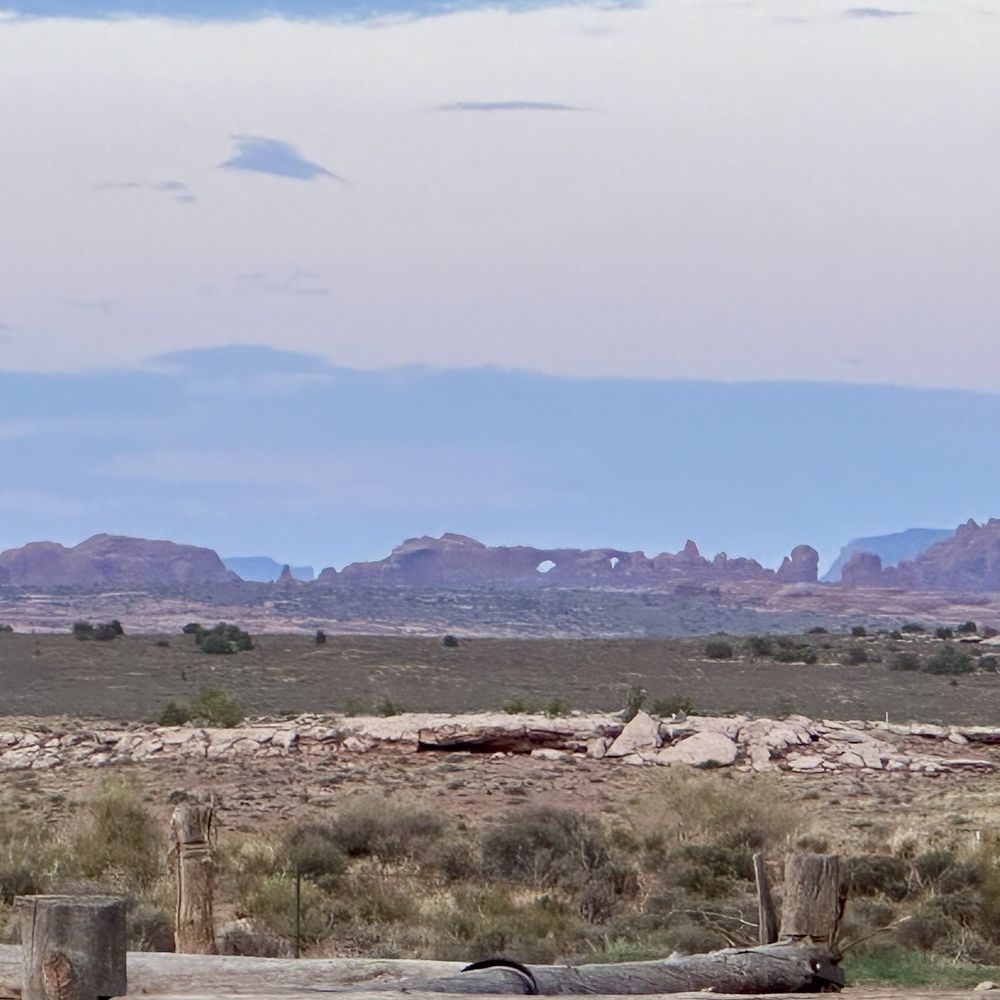 Arches NP from the campground
