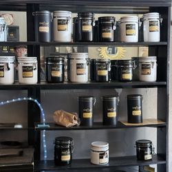 Gold Leaf Spice & Teas - A small sample of the selection of their teas.