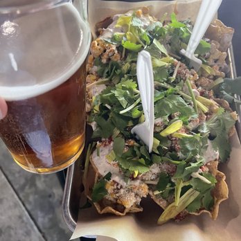 Bugnutty Brewing Company - Street corn nachos and Red Wheat and Blue - Breweries Near Me - Cocoa, Florida Bugnutty Brewing Company - Street corn nachos and Red Wheat and Blue - Breweries Near Me - Cocoa, Florida