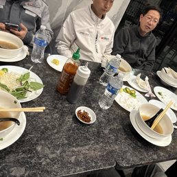 The soup and rice noodles is really delicious