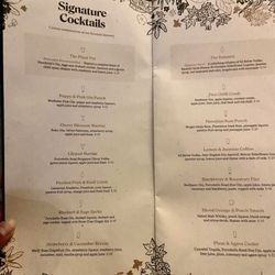 The Botanist - Yummy signature cocktails
