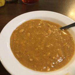 Soup of the day - Tortilla cheese soup - better than it looks.
