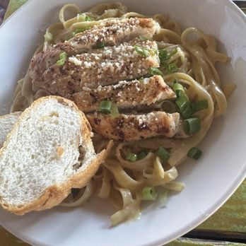 Shaggy's Pass Harbor - Grilled chicken fettuccine. - Seafood Near Me - Pass Christian, Mississippi Shaggy's Pass Harbor - Grilled chicken fettuccine. - Seafood Near Me - Pass Christian, Mississippi