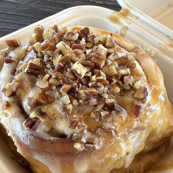 Just Cinnamon - Carmel pecan cinnamon - Desserts Near Me - Bakersfield, California