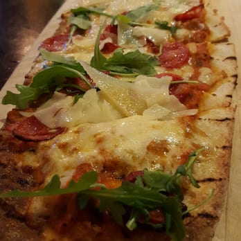 Fireside Tavern - Fireside Tavern: Chorizo Flatbread. $7 during Happy Hour. - Bars Near Me - Costa Mesa, California